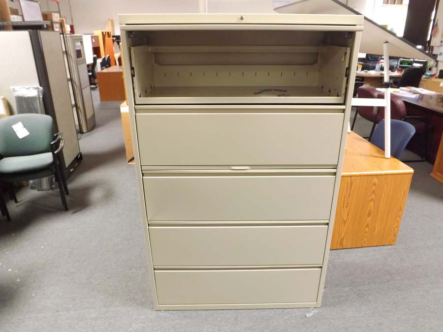 5 drawer 42" lateral file